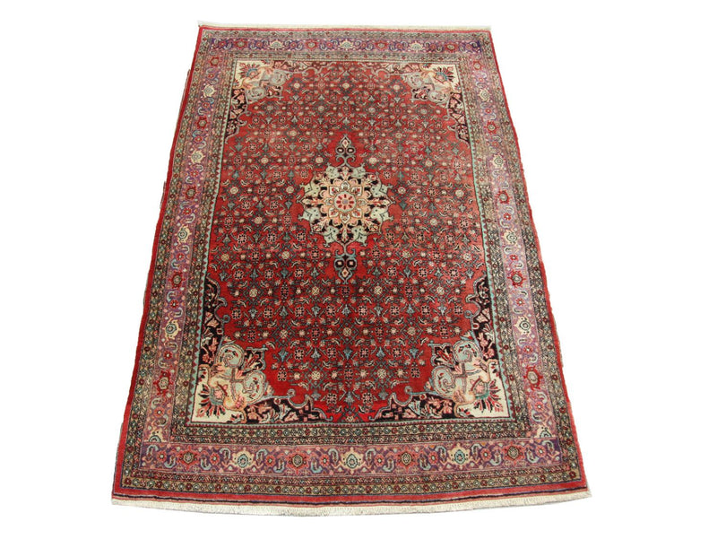 Persisk tæppe - Bijar - 245 x 144 cm - brun