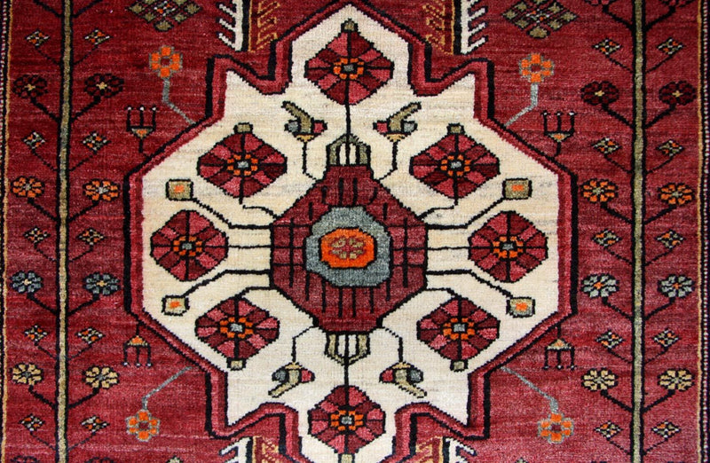 Persisk tæppe - Nomadisk - 322 x 160 cm - rød