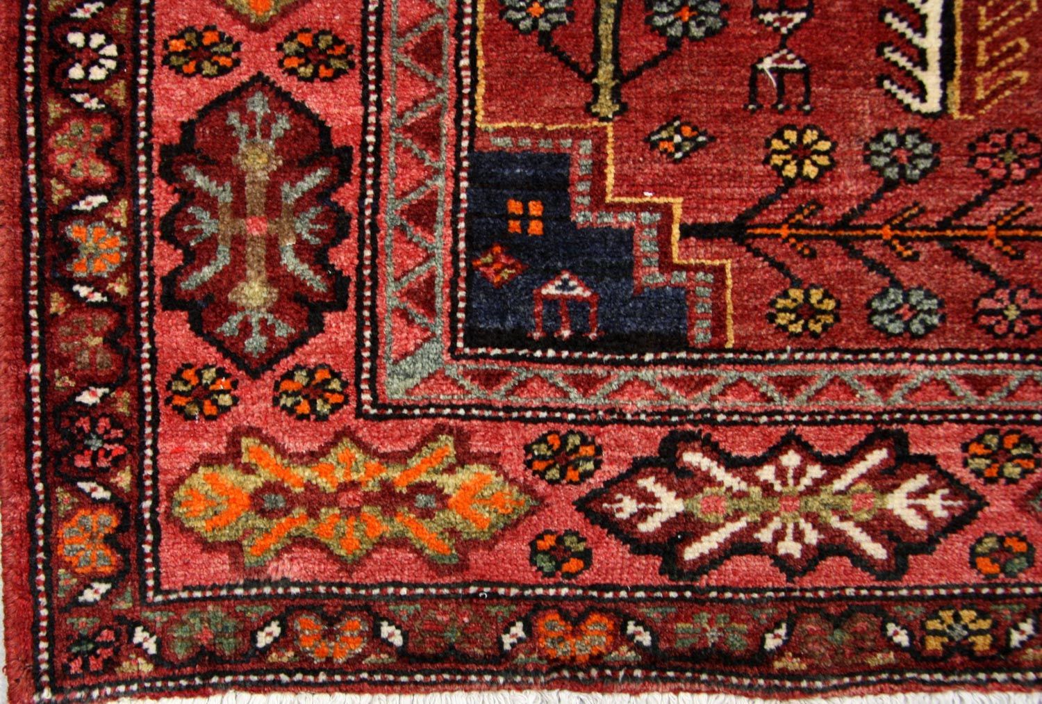 Persisk tæppe - Nomadisk - 322 x 160 cm - rød