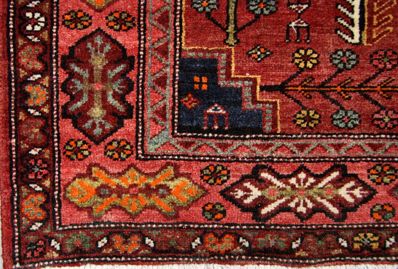 Persisk tæppe - Nomadisk - 322 x 160 cm - rød