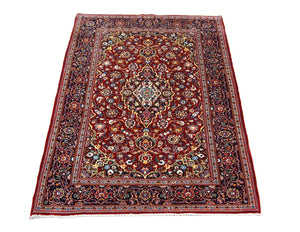 Persisk tæppe - Keshan - 205 x 141 cm - rød