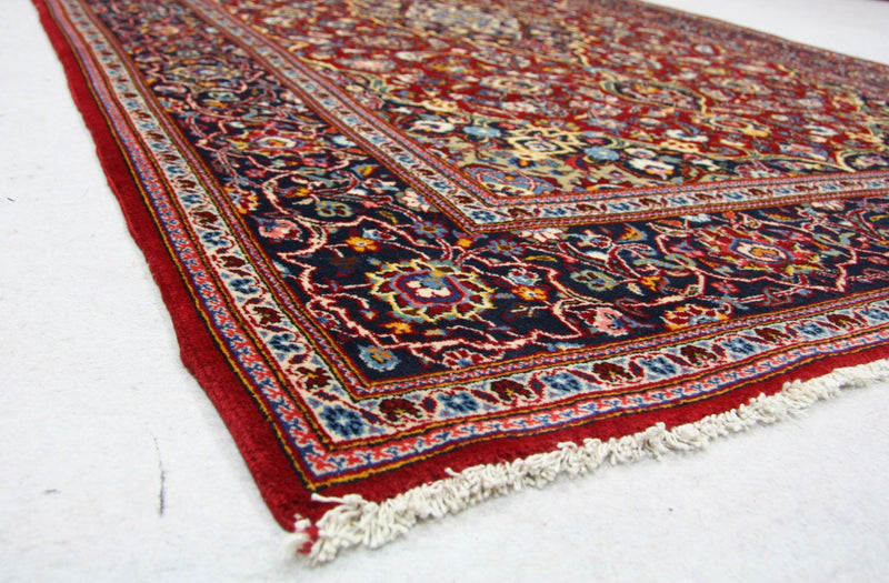Persisk tæppe - Keshan - 205 x 141 cm - rød