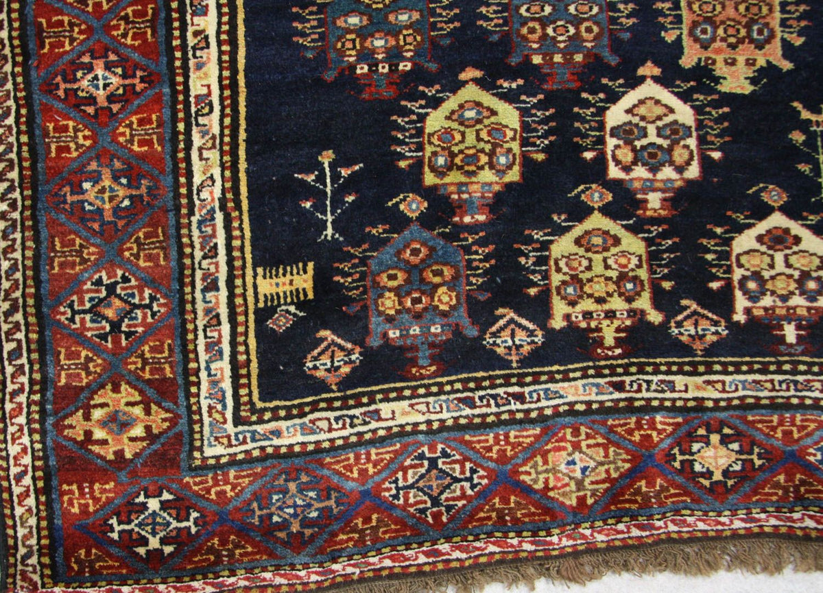 Løber Persisk tæppe - Nomadisk - 331 x 113 cm - blå