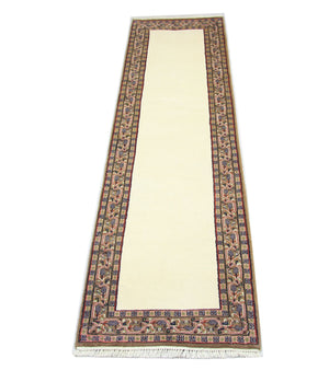 Løber Persisk tæppe - Mir - 295 x 85 cm - beige