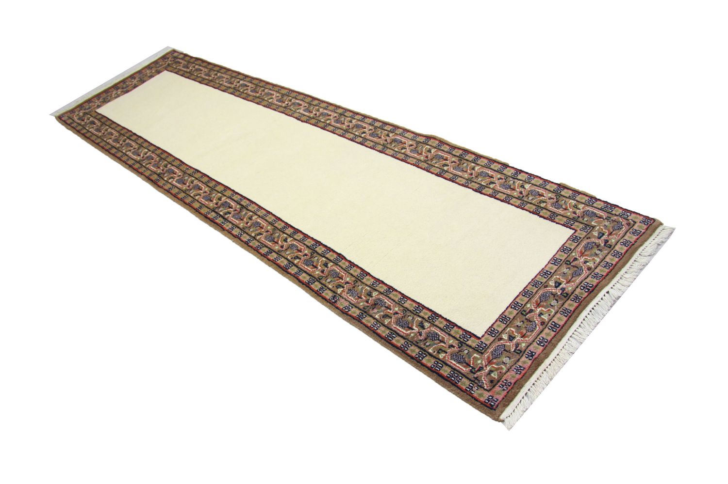 Løber Persisk tæppe - Mir - 295 x 85 cm - beige