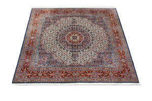 Persisk tæppe - Classic firkantet  - 207 x 204 cm - blå