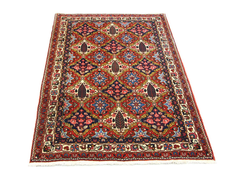 Persisk tæppe - Nomadisk - 155 x 104 cm - blå