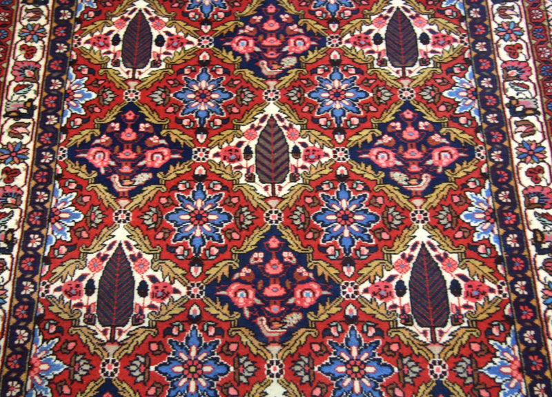 Persisk tæppe - Nomadisk - 155 x 104 cm - blå