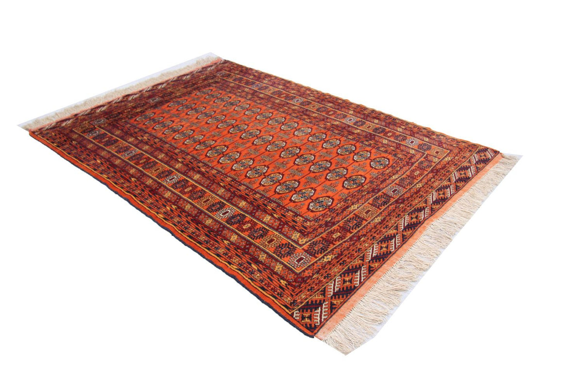 Afghansk tæppe - 177 x 119 cm - orange