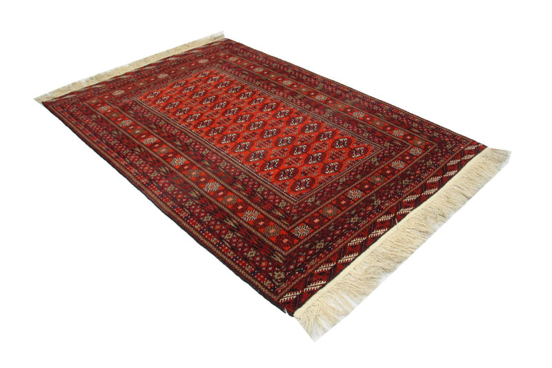 Afghansk tæppe - 193 x 134 cm - rød