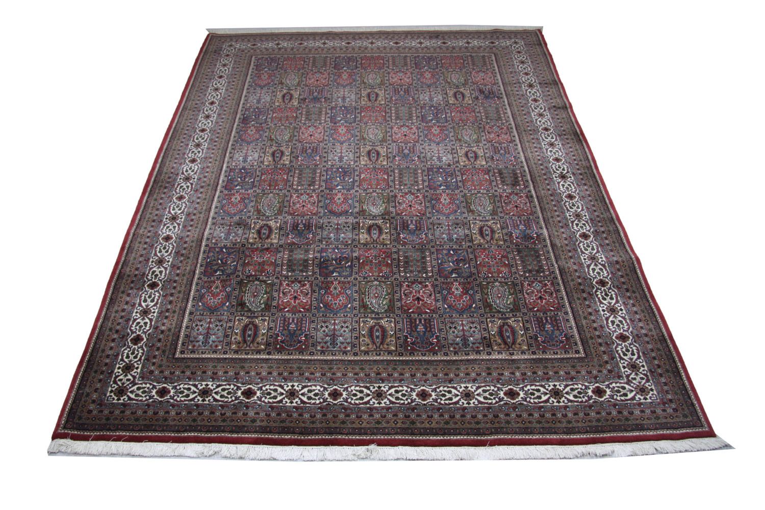 Persisk tæppe - Nomadisk - 351 x 256 cm - blå