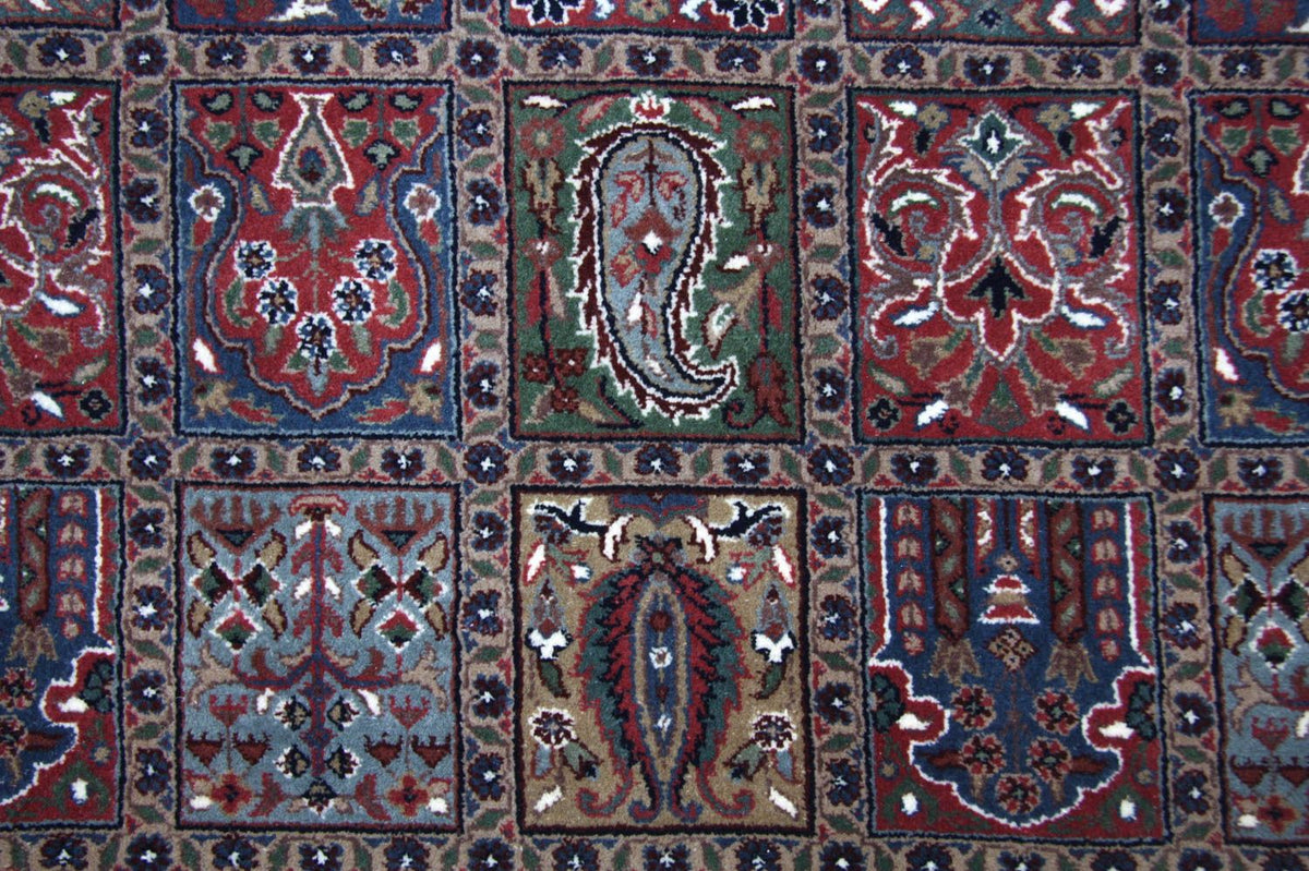 Persisk tæppe - Nomadisk - 351 x 256 cm - blå