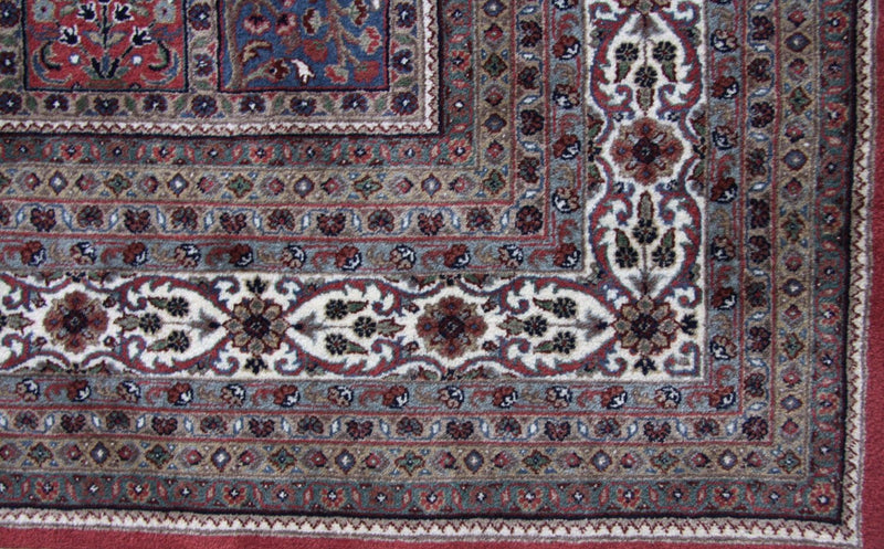 Persisk tæppe - Nomadisk - 351 x 256 cm - blå