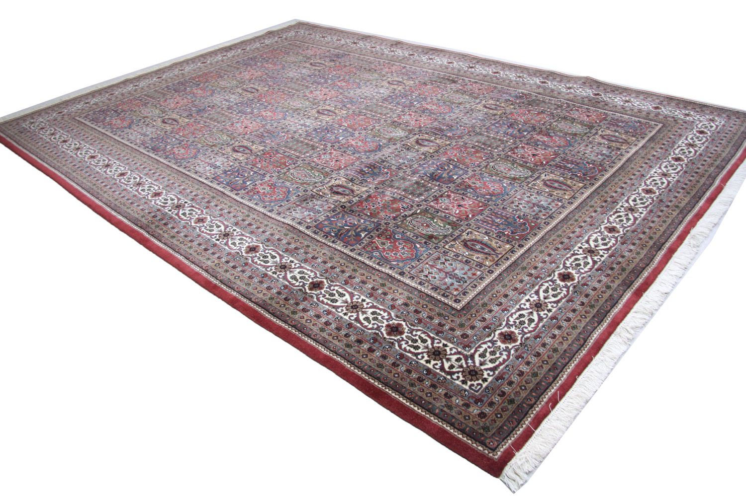 Persisk tæppe - Nomadisk - 351 x 256 cm - blå