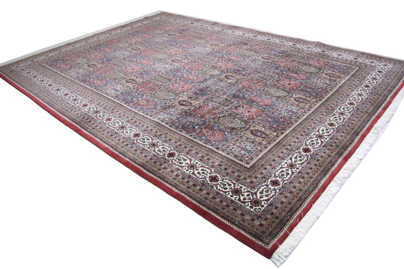 Persisk tæppe - Nomadisk - 351 x 256 cm - blå