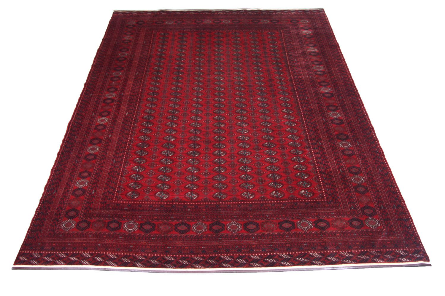 Afghansk tæppe - Bukhara - 338 x 258 cm - rød