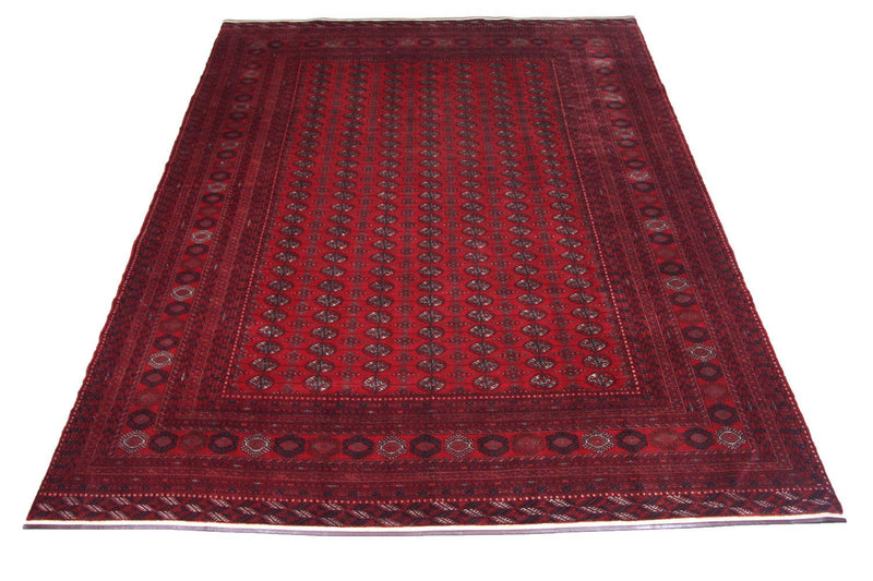 Afghansk tæppe - Bukhara - 338 x 258 cm - rød