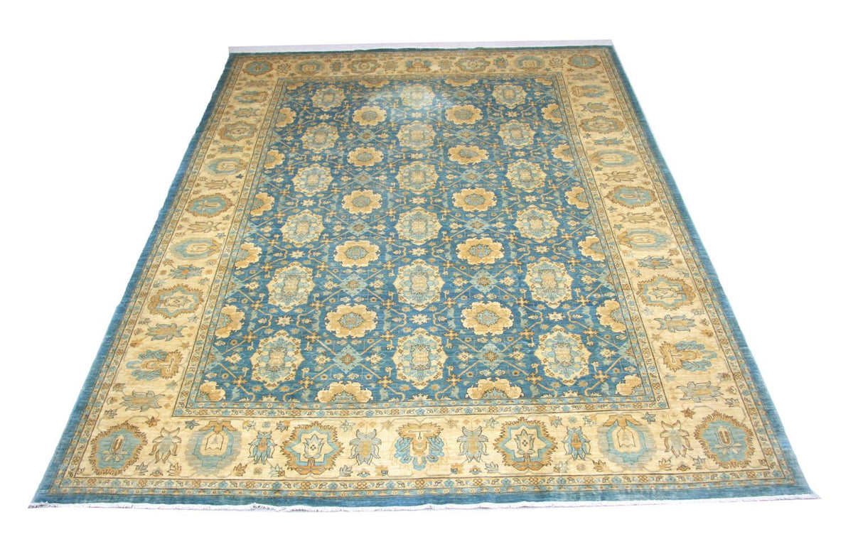 Ziegler Carpet - 366 x 266 cm - blå