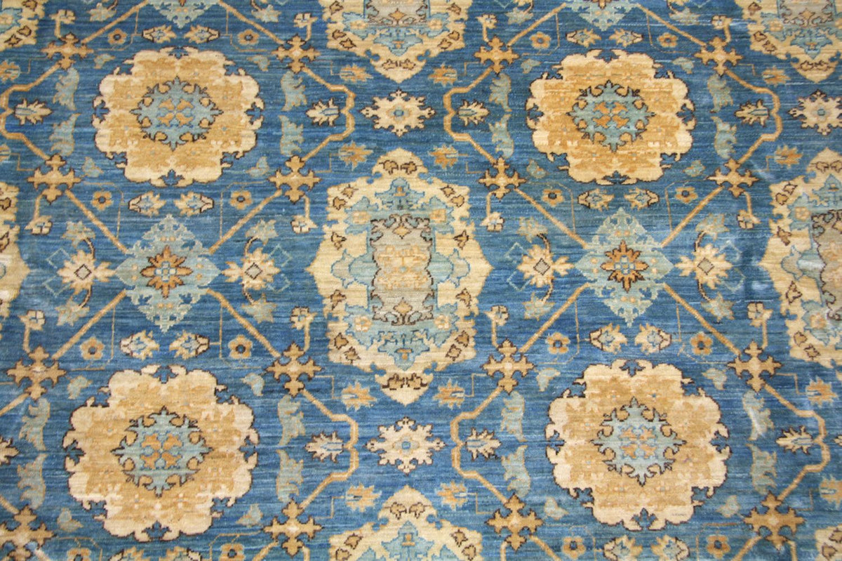Ziegler Carpet - 366 x 266 cm - blå