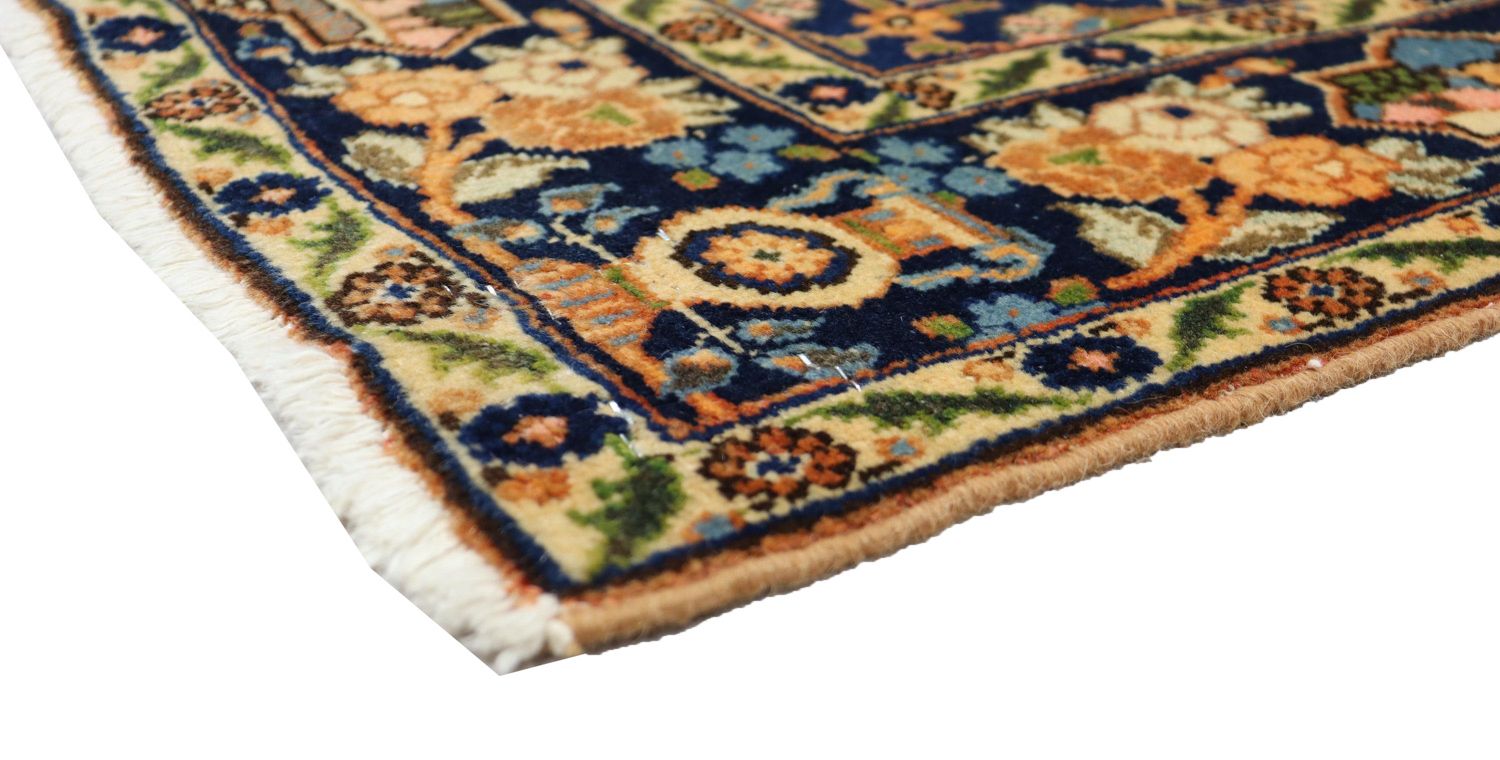 Persisk tæppe - Tabriz - 186 x 133 cm - blå