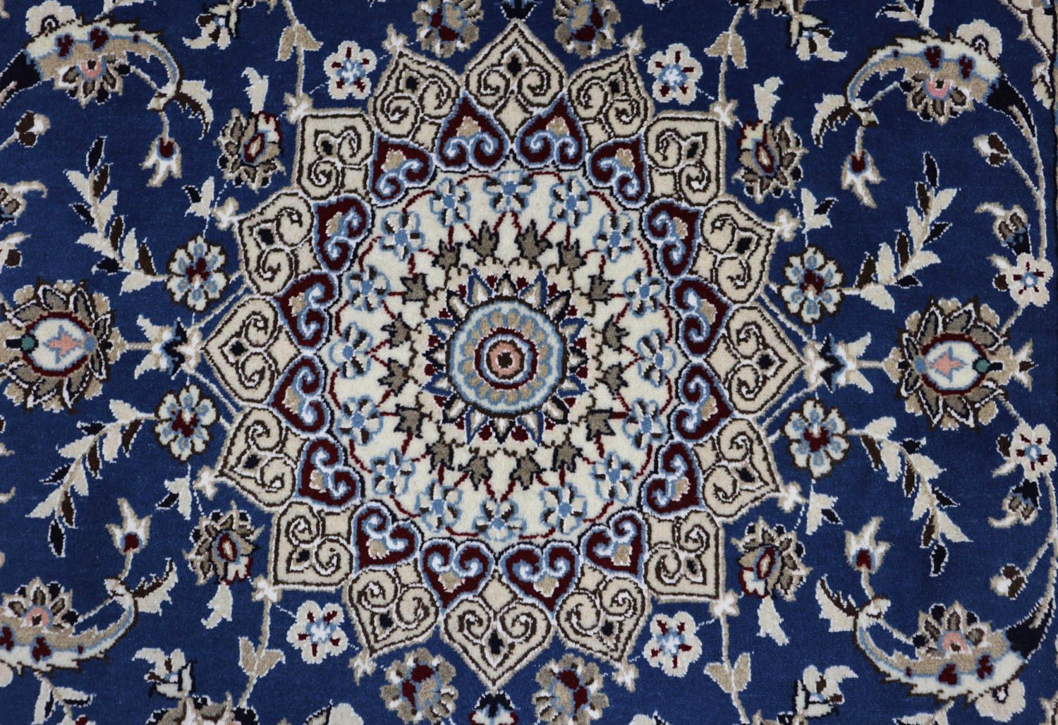 Løber Persisk tæppe - Nain - Royal - 180 x 106 cm - mørkeblå
