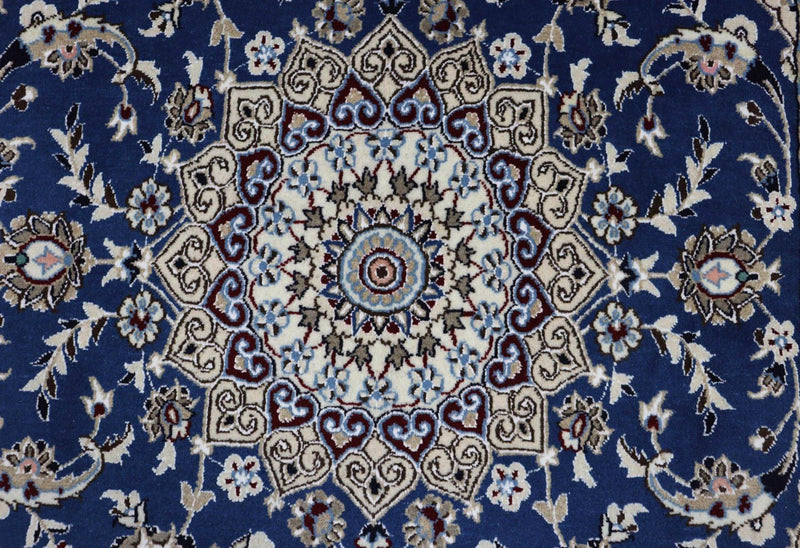 Løber Persisk tæppe - Nain - Royal - 180 x 106 cm - mørkeblå