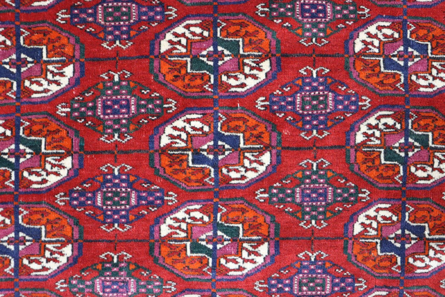 Afghansk tæppe - Bukhara - 180 x 123 cm - rød