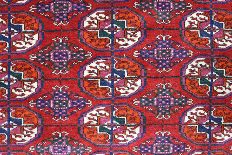 Afghansk tæppe - Bukhara - 180 x 123 cm - rød
