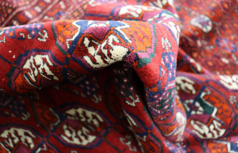 Afghansk tæppe - Bukhara - 180 x 123 cm - rød