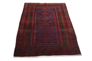 Baluch-tæppe - 151 x 107 cm - blå