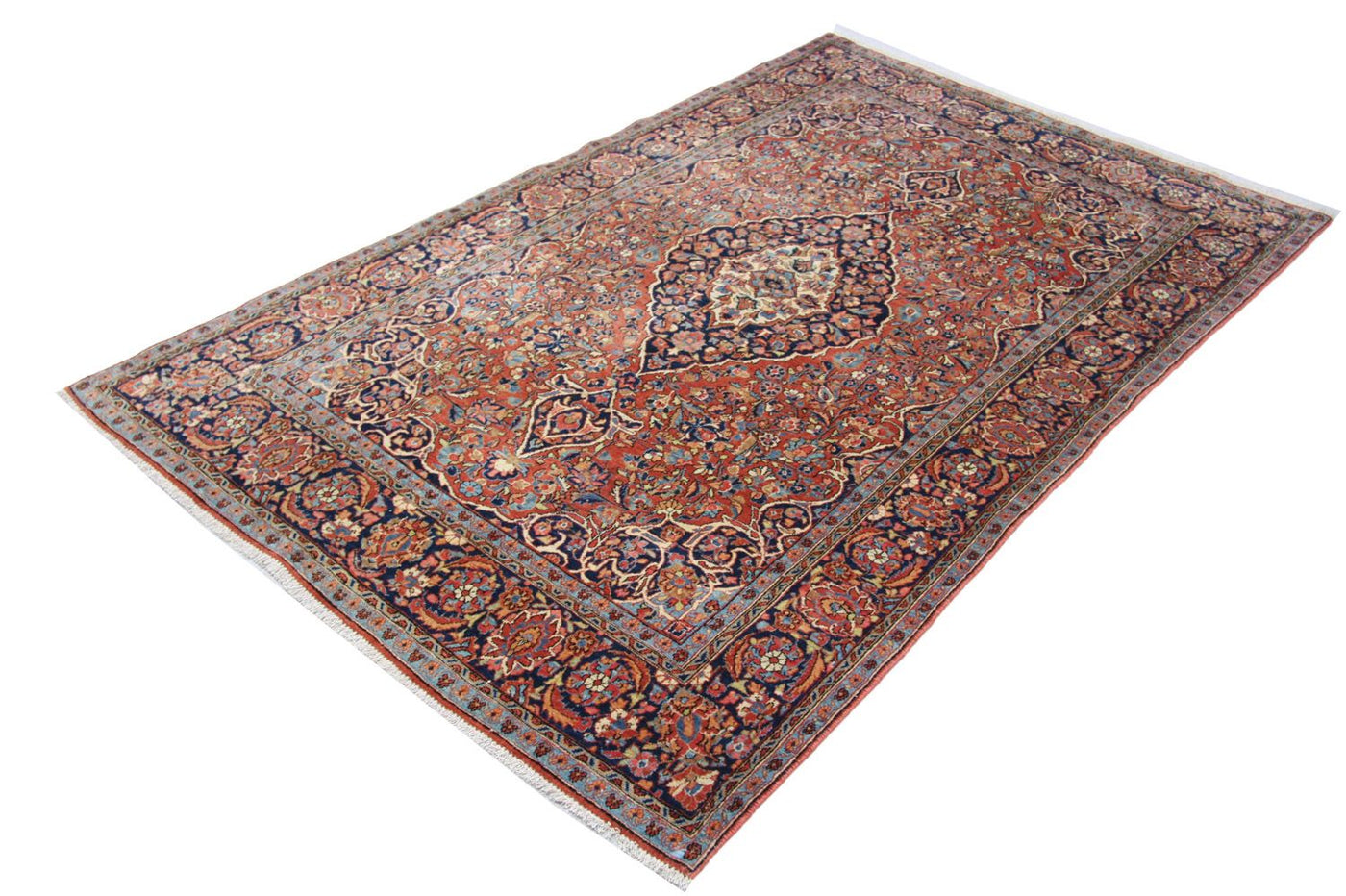 Kashan Tæppe 212x130cm - Persisk tæppe