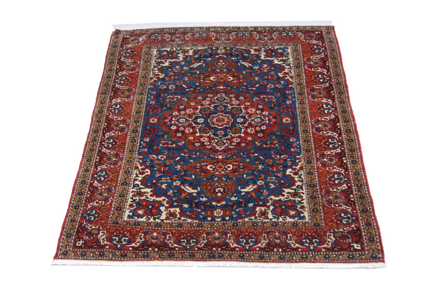 Persisk tæppe - Nomadisk - 203 x 143 cm - blå