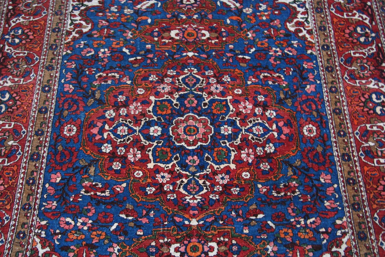 Persisk tæppe - Nomadisk - 203 x 143 cm - blå