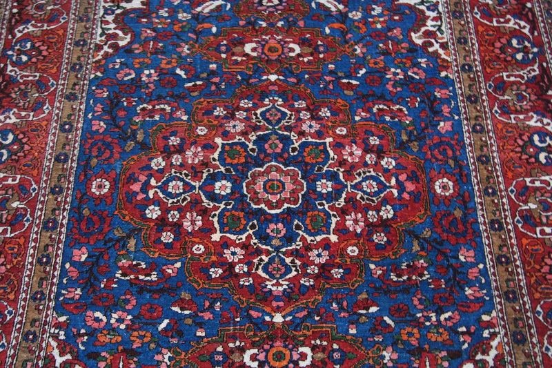 Persisk tæppe - Nomadisk - 203 x 143 cm - blå