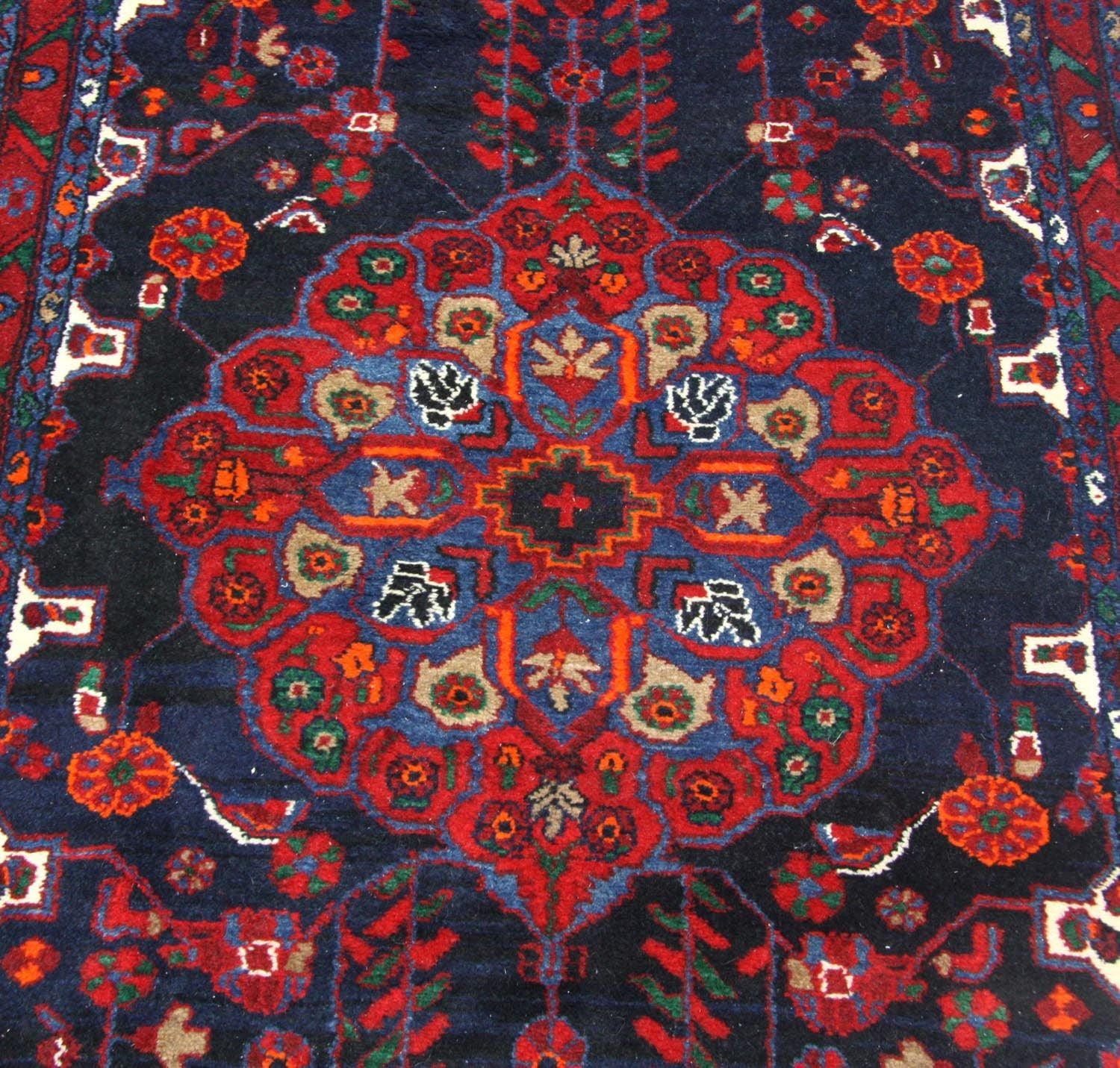 Løber Persisk tæppe - Nomadisk - 525 x 118 cm - blå