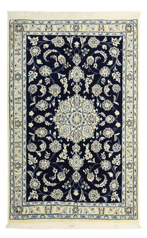 Persisk tæppe - Nain - Royal - Royal - 136 x 89 cm - mørkeblå