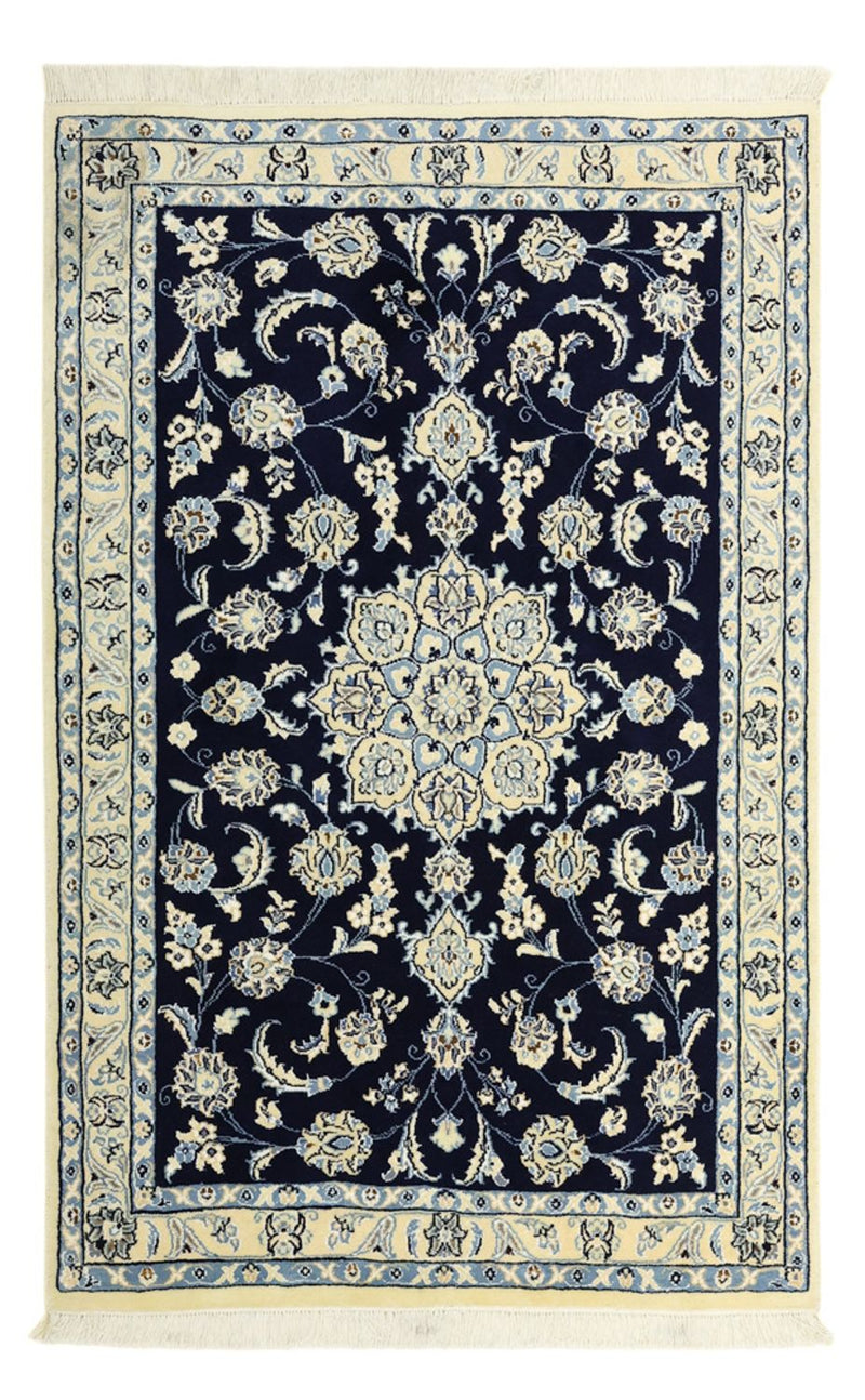 Persisk tæppe - Nain - Royal - Royal - 136 x 89 cm - mørkeblå