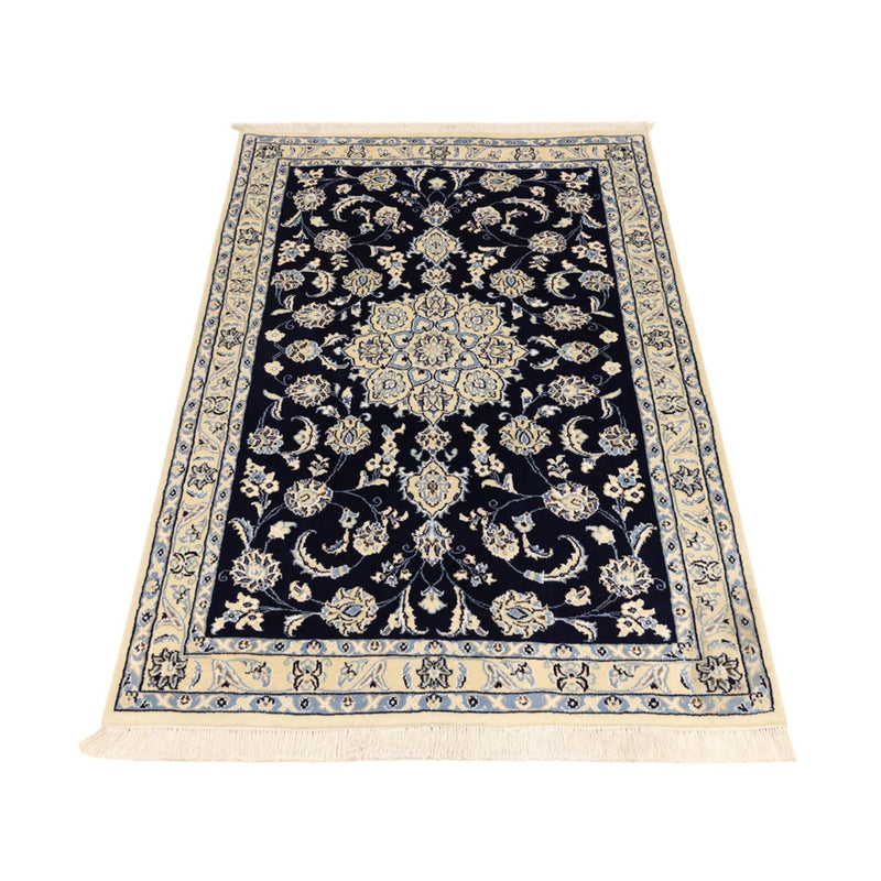 Persisk tæppe - Nain - Royal - Royal - 136 x 89 cm - mørkeblå