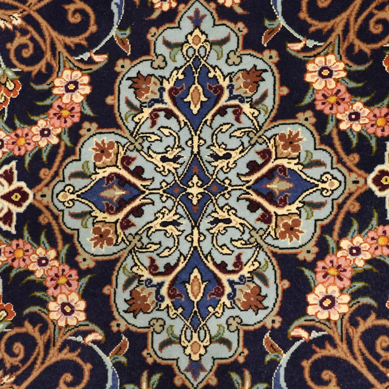 Persisk tæppe - Isfahan - Premium - Halskæde af silke - 170 x 112 cm - mørk beige