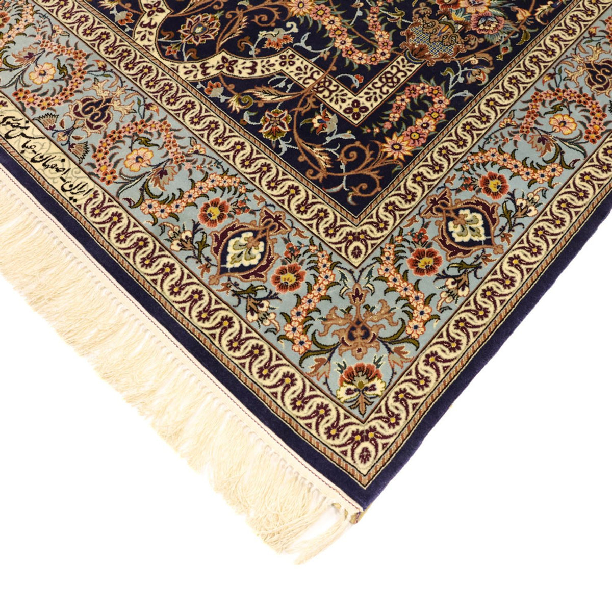 Persisk tæppe - Isfahan - Premium - Halskæde af silke - 170 x 112 cm - mørk beige