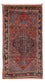 Persisk tæppe - Bijar - 257 x 143 cm - mørkerød