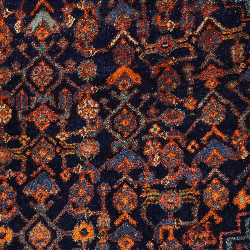 Persisk tæppe - Bijar - 257 x 143 cm - mørkerød