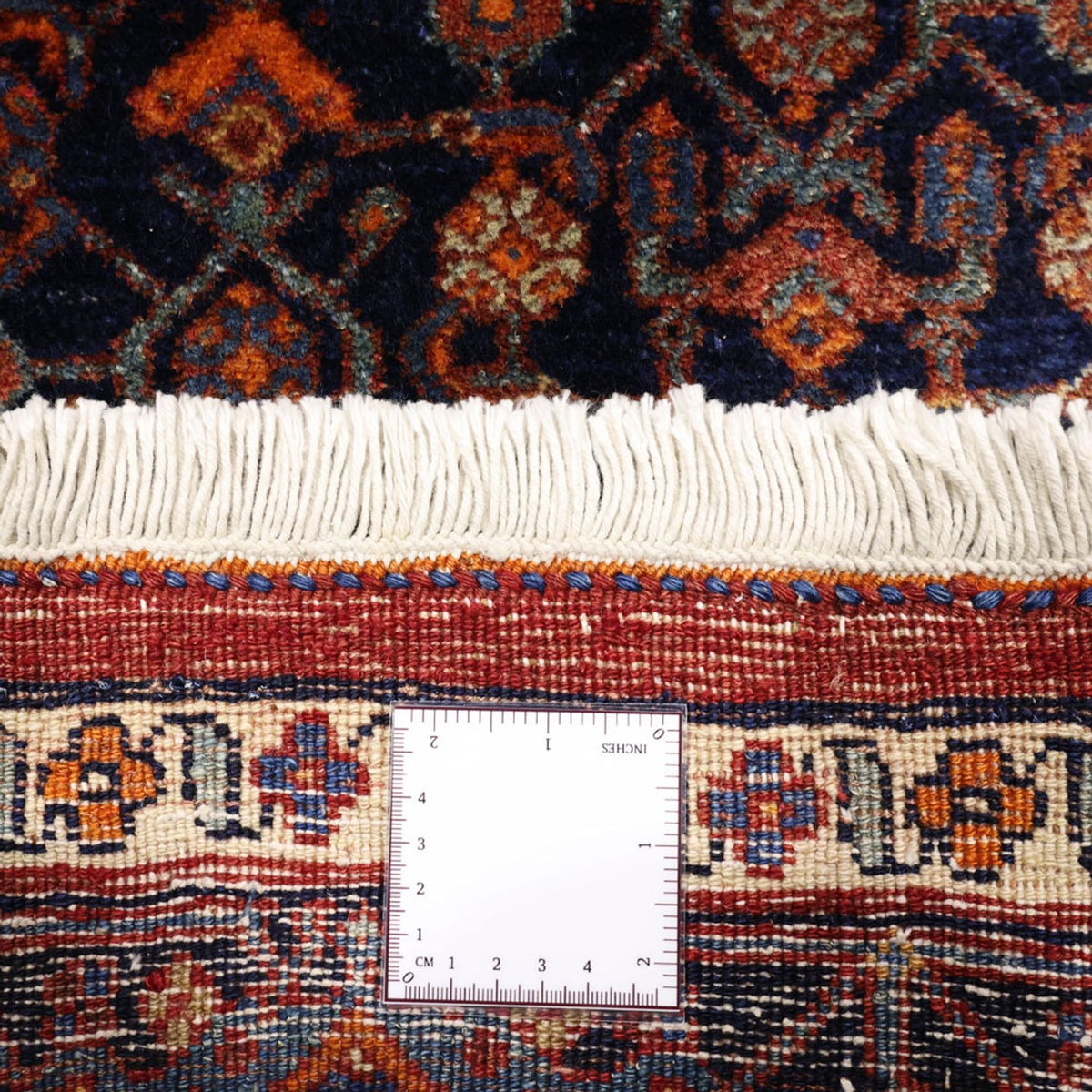 Persisk tæppe - Bijar - 257 x 143 cm - mørkerød