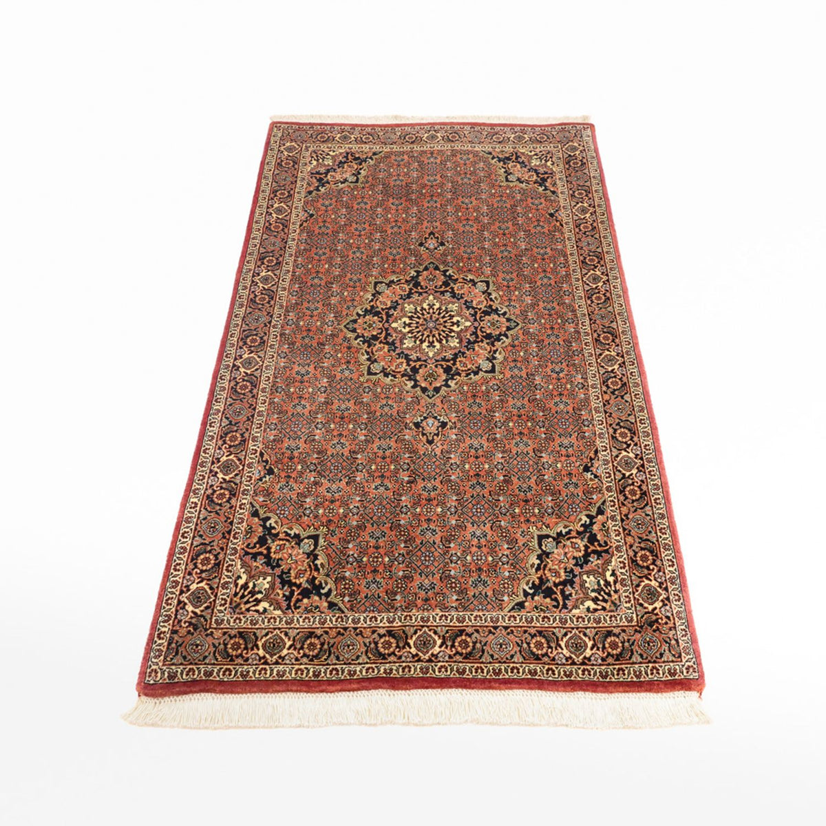 Persisk tæppe - Bijar - Royal - 152 x 89 cm - mørk beige