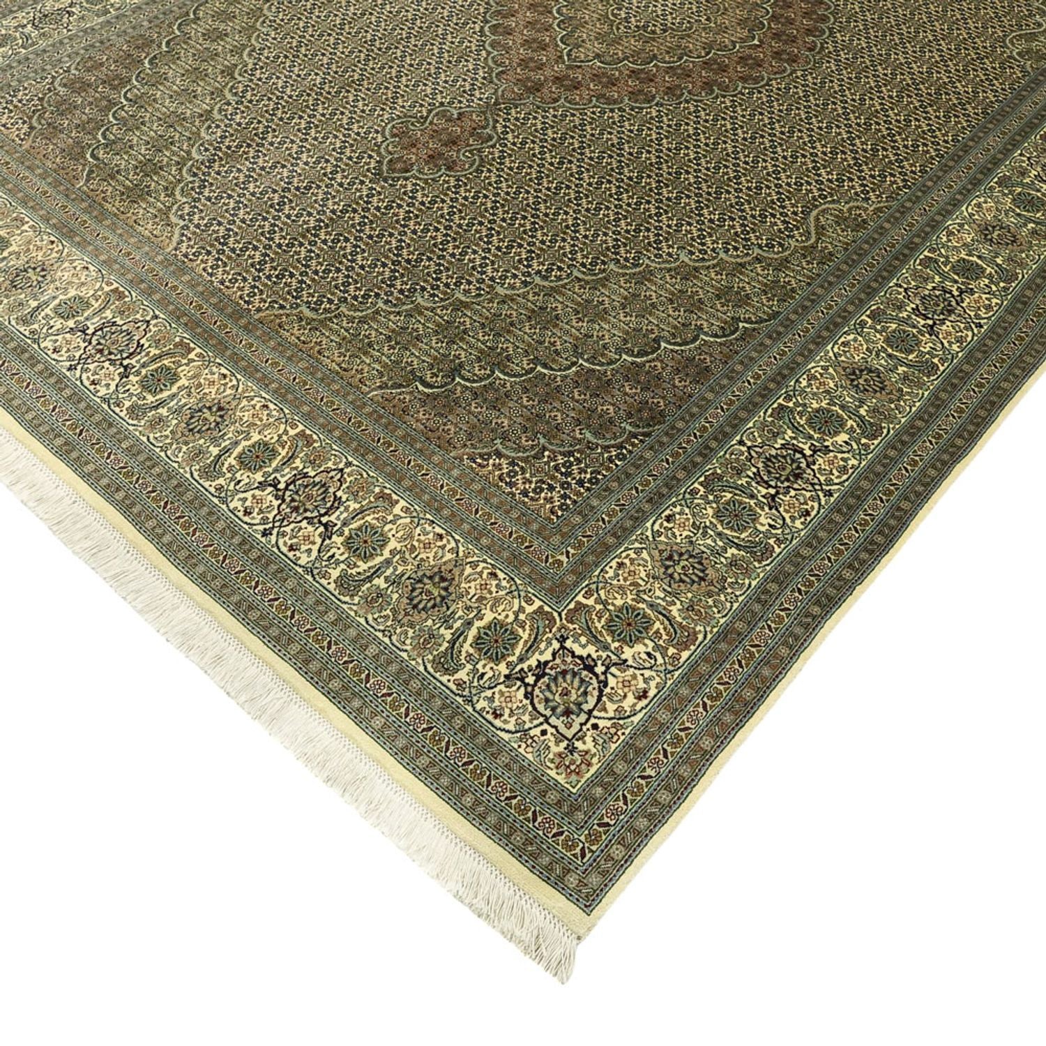 Persisk tæppe - Tabriz - Royal - Royal - 309 x 199 cm - sølv