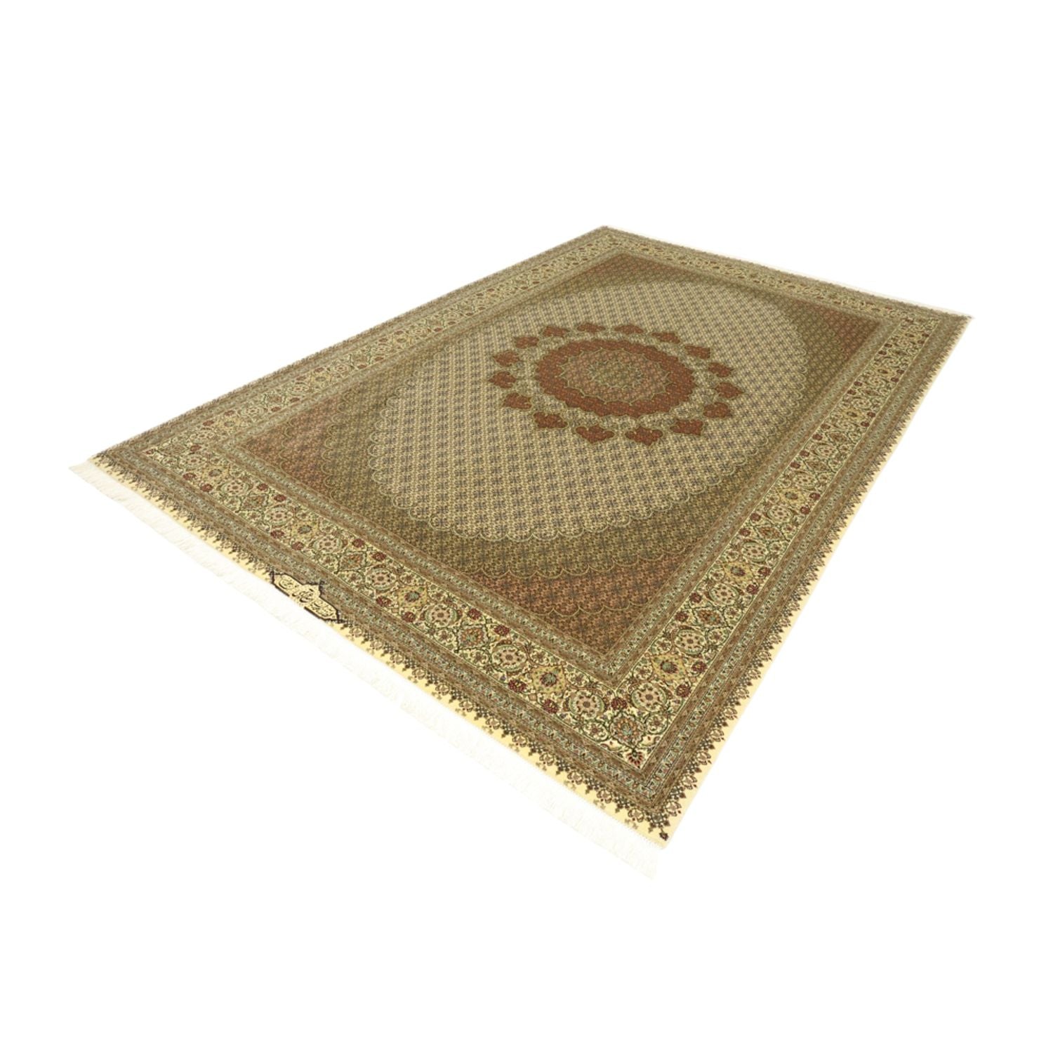 Persisk tæppe - Tabriz - Royal - Royal - 305 x 200 cm - sand