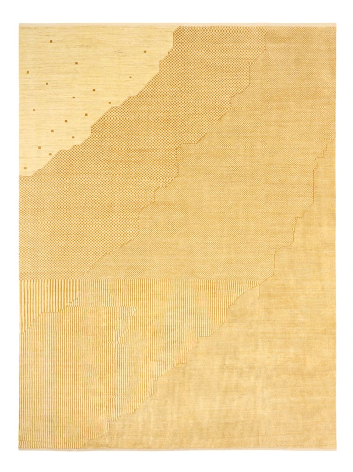 Gabbeh Tæppe - Loribaft Persisk - Royal - 324 x 250 cm - lys beige