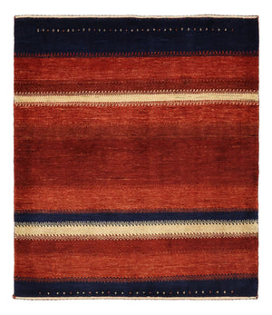 Gabbeh-tæppe - Kashkuli Persisk - 109 x 96 cm - flerfarvet
