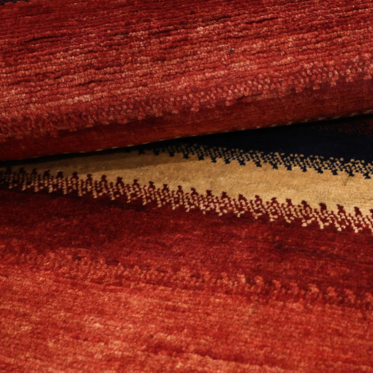 Gabbeh-tæppe - Kashkuli Persisk - 109 x 96 cm - flerfarvet