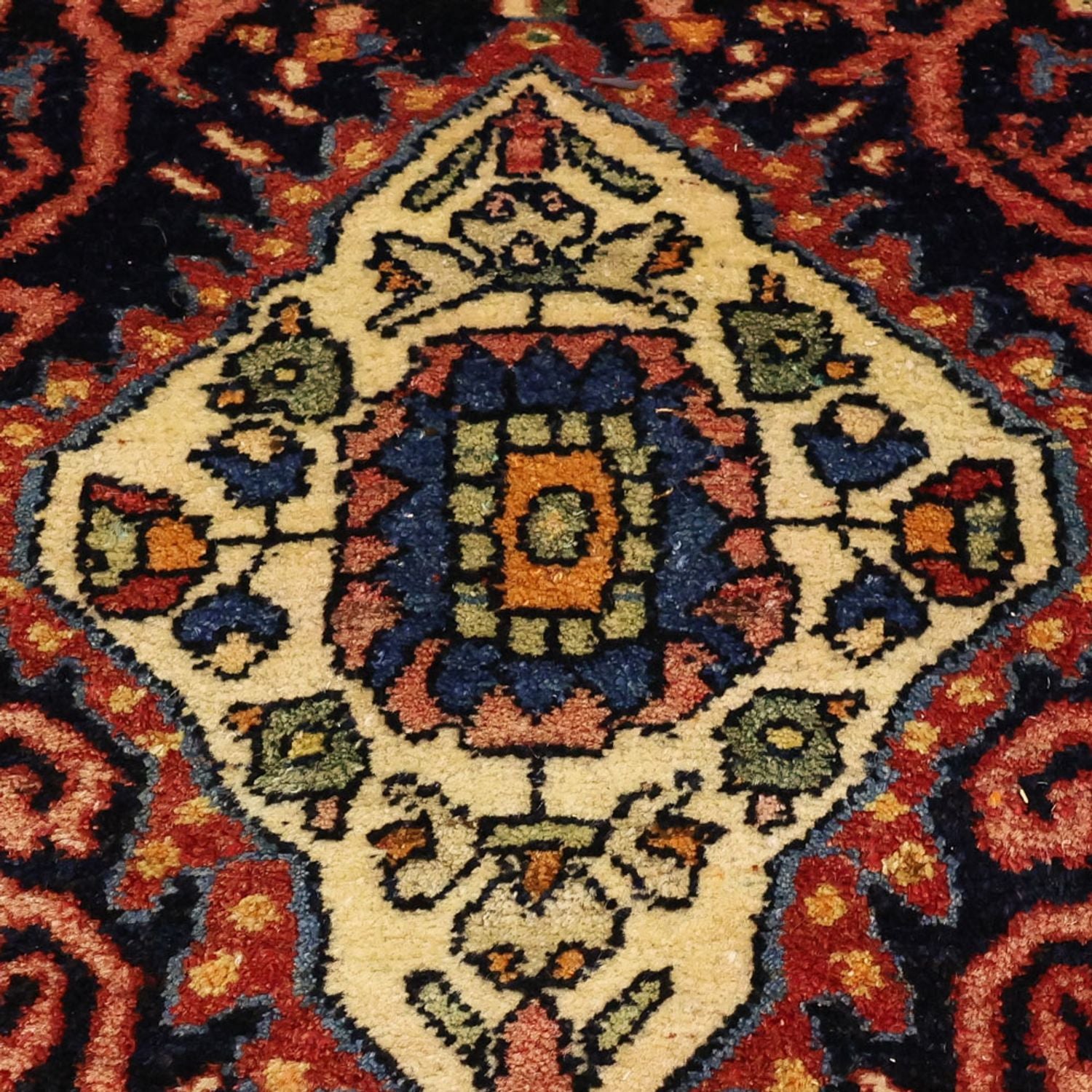 Persisk tæppe - Nomadisk - 260 x 135 cm - terrakotta